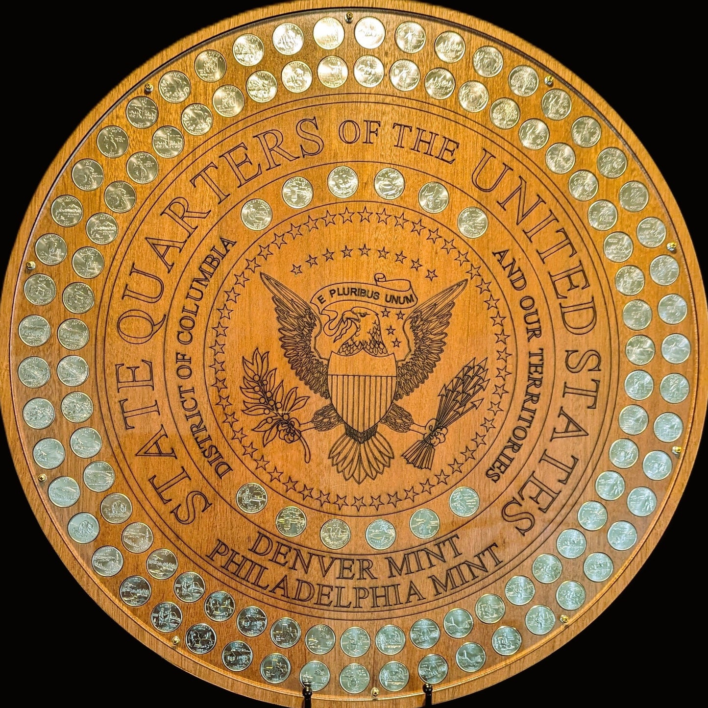 112 State Quarter Display