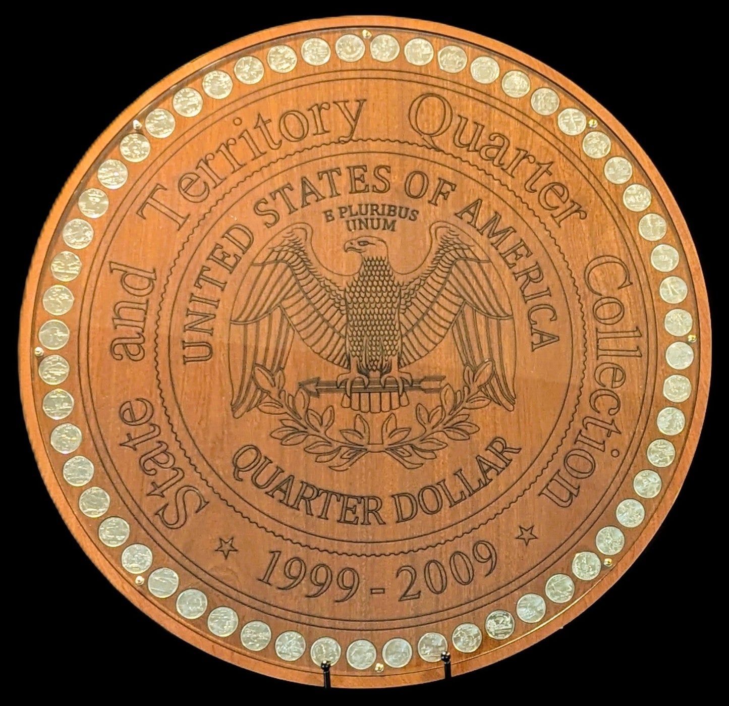 56 State Quarter Display