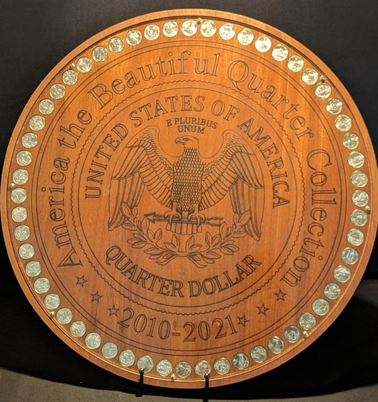 56 State Parks Quarter Display